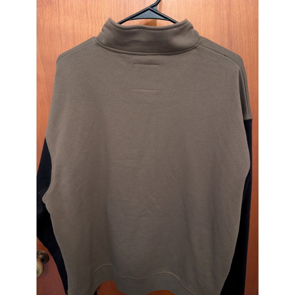 Lurking Class Men's Olive & Black Size XL 1/4 Zip Sweatshirt Skeleton NWOT - Picture 5 of 8